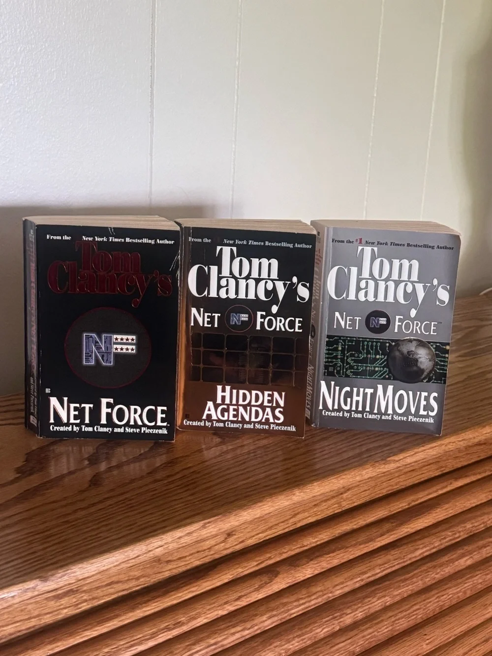 Tom Clancy's Net Force Starter Bundle 1-3, Techno Thriller Paperbacks